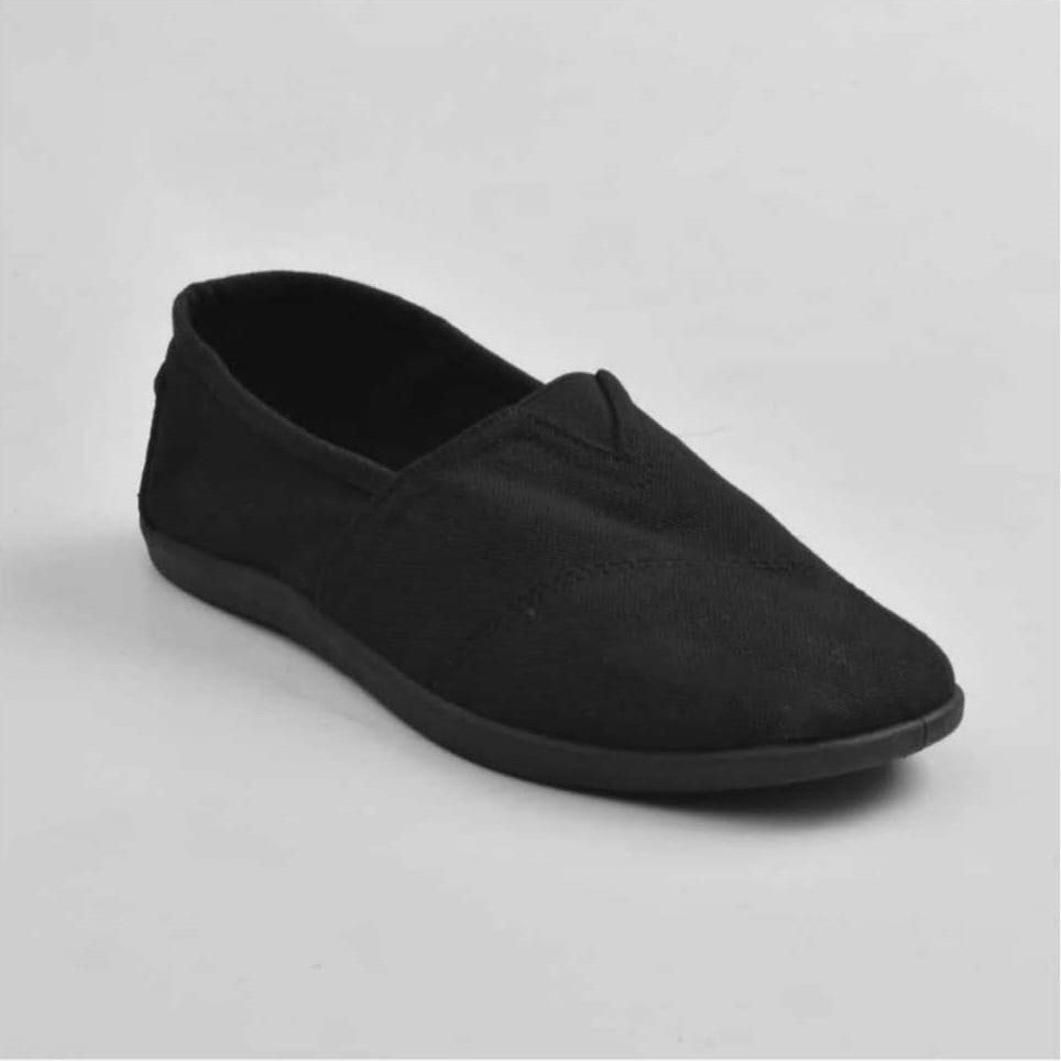TOMS UNISEX SYANNO BLACK CANVAS SHOES