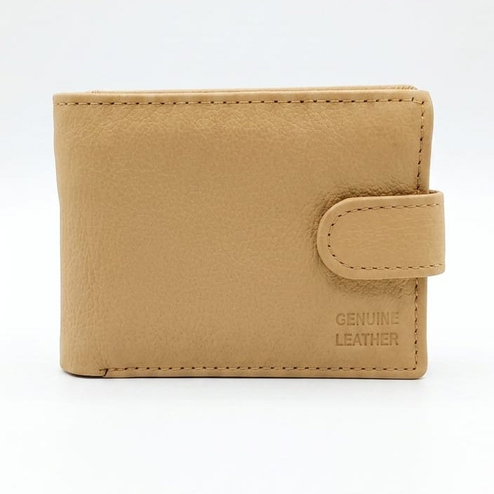 Men’s Genuine Leather Wallet – Tan