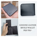 Genuine Leather Bifold Wallet