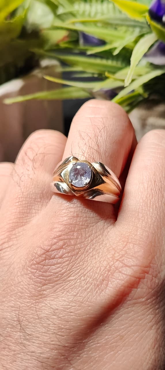 Blue Sapphire Ring (Men)