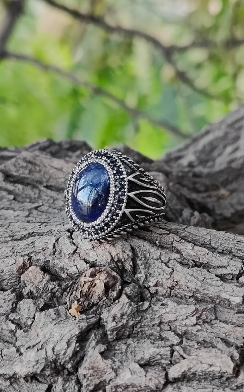 Natural Sapphire Ring (Men)