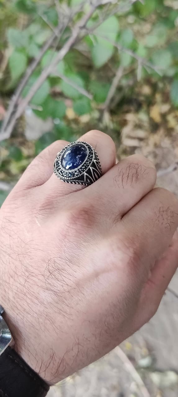 Natural Sapphire Ring (Men)