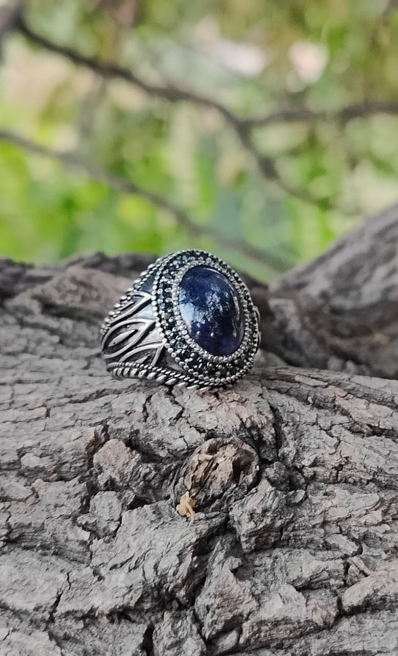 Natural Sapphire Ring (Men)