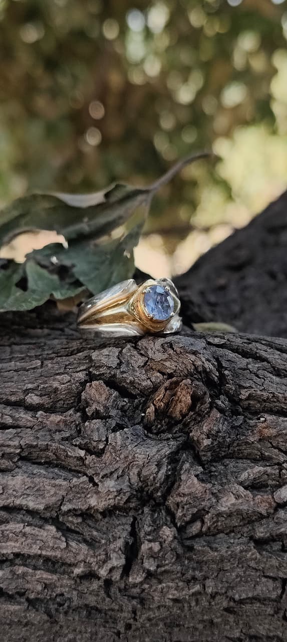 Blue Sapphire Ring (Men)