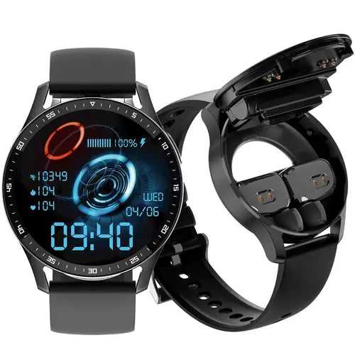 GT5 Buds Smart Watch Headset 2in1 TWS Wireless Earbuds